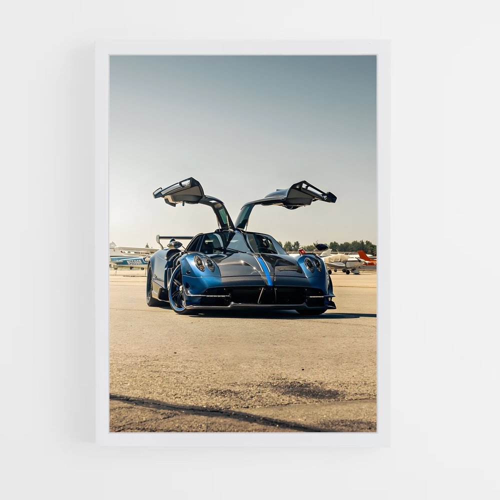 Poster Huayra BC : Évasion Céleste – affiche Pagani (vue 3)